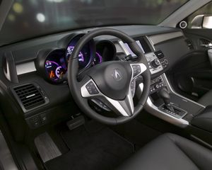 Preview wallpaper acura, rdx, salon, interior, steering wheel, speedometer