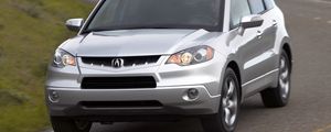 Preview wallpaper acura, rdx, silver metallic, jeep, front view, cars, style, nature