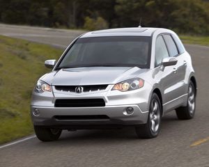 Preview wallpaper acura, rdx, silver metallic, jeep, front view, cars, style, nature