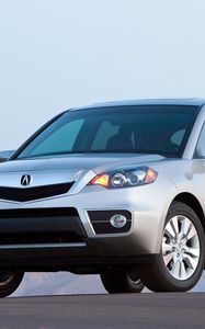 Preview wallpaper acura, rdx, silver metallic, front view, jeep, auto