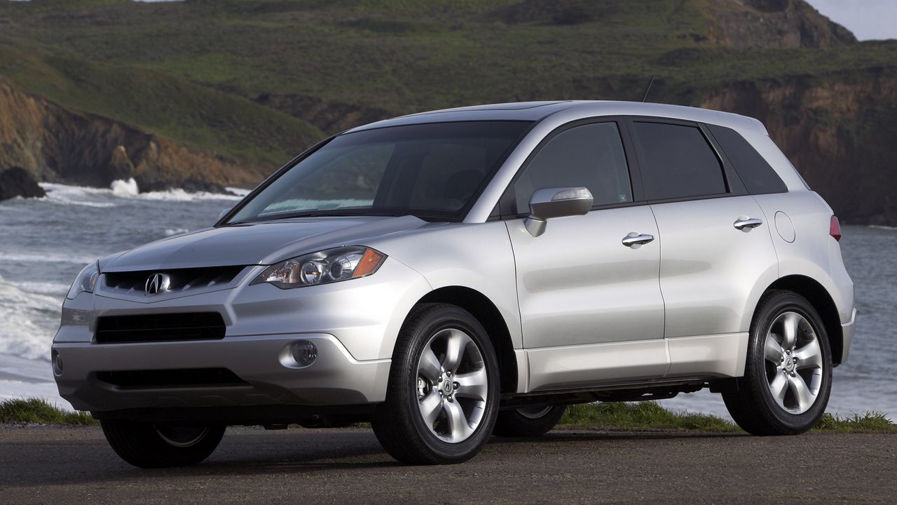 Wallpaper acura, rdx, silver metallic, front view, style, cars, nature, water