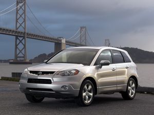 Preview wallpaper acura, rdx, white, front view, style, cars nature, bridge