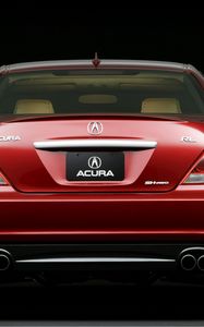 Preview wallpaper acura, rl, concept, 2005, red, rear view, style, auto