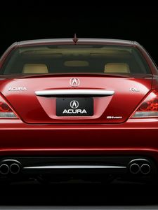 Preview wallpaper acura, rl, concept, 2005, red, rear view, style, auto