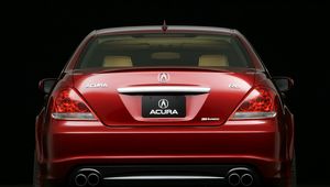 Preview wallpaper acura, rl, concept, 2005, red, rear view, style, auto