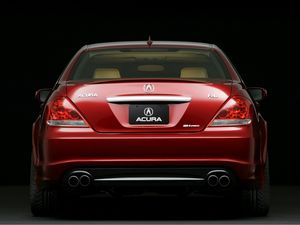 Preview wallpaper acura, rl, concept, 2005, red, rear view, style, auto