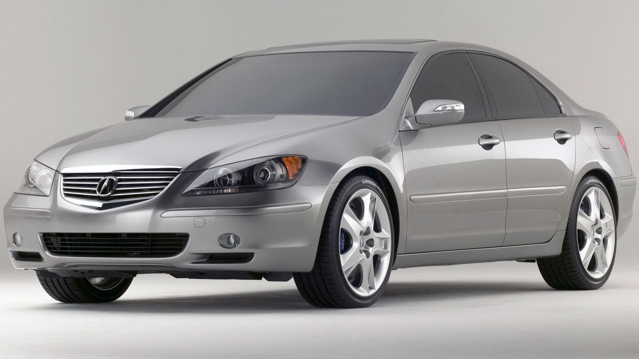 Wallpaper acura, rl, gray metallic, front view, style, cars, concept