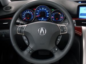 Preview wallpaper acura rl, interior, steering wheel, speedometer