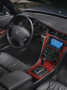 Preview wallpaper acura rl, interior, steering wheel, speedometer