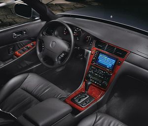 Preview wallpaper acura rl, interior, steering wheel, speedometer