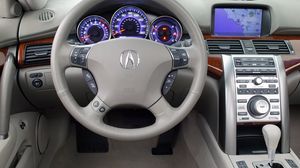 Preview wallpaper acura rl, interior, steering wheel, speedometer