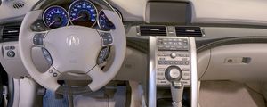 Preview wallpaper acura rl, interior, steering wheel, speedometer