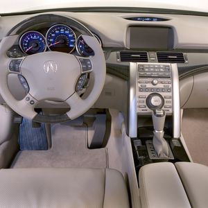 Preview wallpaper acura rl, interior, steering wheel, speedometer