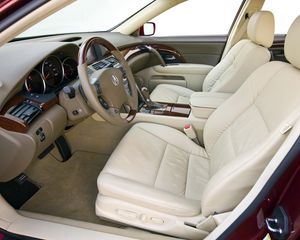 Preview wallpaper acura rl, interior, steering wheel, speedometer