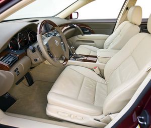 Preview wallpaper acura rl, interior, steering wheel, speedometer