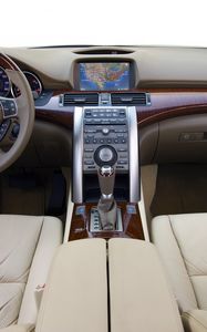 Preview wallpaper acura rl, interior, steering wheel, speedometer