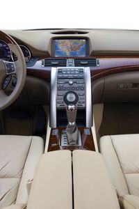 Preview wallpaper acura rl, interior, steering wheel, speedometer