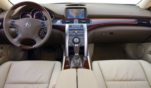 Preview wallpaper acura rl, interior, steering wheel, speedometer