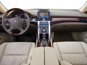 Preview wallpaper acura rl, interior, steering wheel, speedometer
