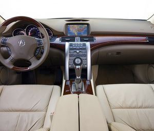 Preview wallpaper acura rl, interior, steering wheel, speedometer