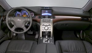 Preview wallpaper acura rl, interior, steering wheel, speedometer