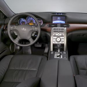 Preview wallpaper acura rl, interior, steering wheel, speedometer