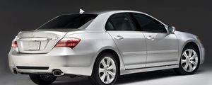 Preview wallpaper acura, rl, sedan, silver metallic, side view, style, auto