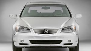 Preview wallpaper acura, rl, silver metallic, front view, auto