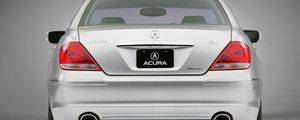 Preview wallpaper acura, rl, silver metallic, rear view, style, car