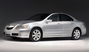 Preview wallpaper acura, rl, silver metallic, side view, style, sedan, auto