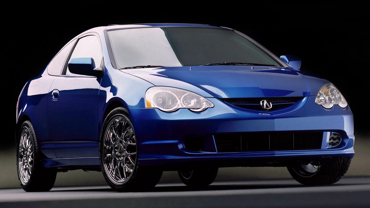 Wallpaper acura, rs-x, 2001, blue, front view, style, car