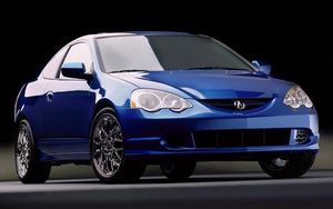 Preview wallpaper acura, rs-x, 2001, blue, front view, style, car