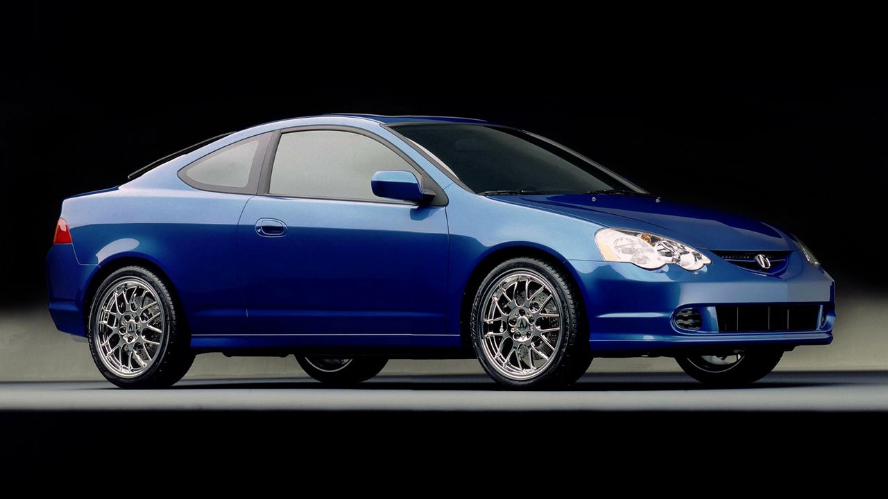 Wallpaper acura, rs-x, 2001, blue, side view, style, car