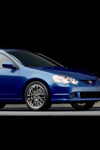 Preview wallpaper acura, rs-x, 2001, blue, side view, style, car