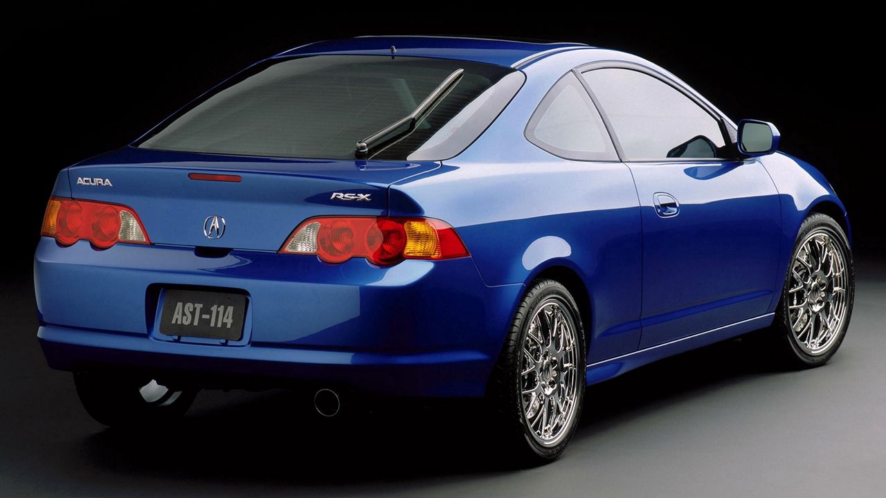 Wallpaper acura, rs-x, 2001, concept, blue, rear view, style, cars