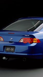 Preview wallpaper acura, rs-x, 2001, concept, blue, rear view, style, cars