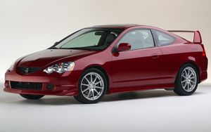 Preview wallpaper acura, rsx, 2003, red, front view, style, cars