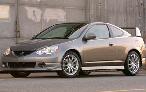 Preview wallpaper acura, rsx, 2003, metallic gray, side view, style, cars