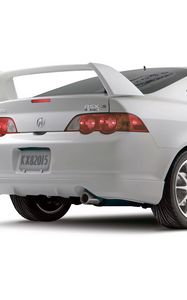 Preview wallpaper acura, rsx, 2004, white, rear view, style, cars