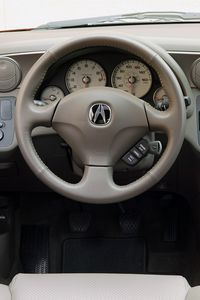 Preview wallpaper acura, rsx, 2005, salon, interior, steering wheel, speedometer