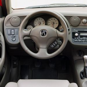 Preview wallpaper acura, rsx, 2005, salon, interior, steering wheel, speedometer