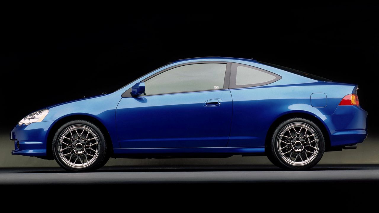 Wallpaper acura, rs-x, concept, 2001, blue, side view, style, auto