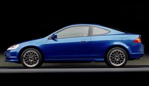 Preview wallpaper acura, rs-x, concept, 2001, blue, side view, style, auto