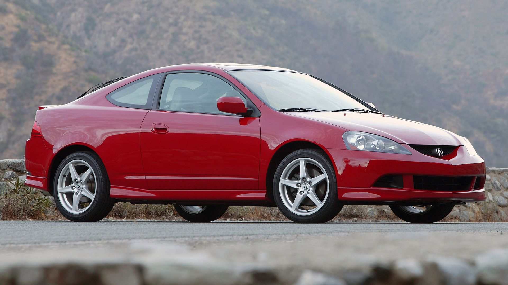 Download wallpaper 1920x1080 acura, rsx, red, side view, style, cars ...