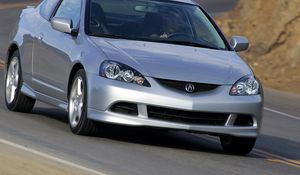 Preview wallpaper acura, rsx, silver metallic, front view, style, cars, road