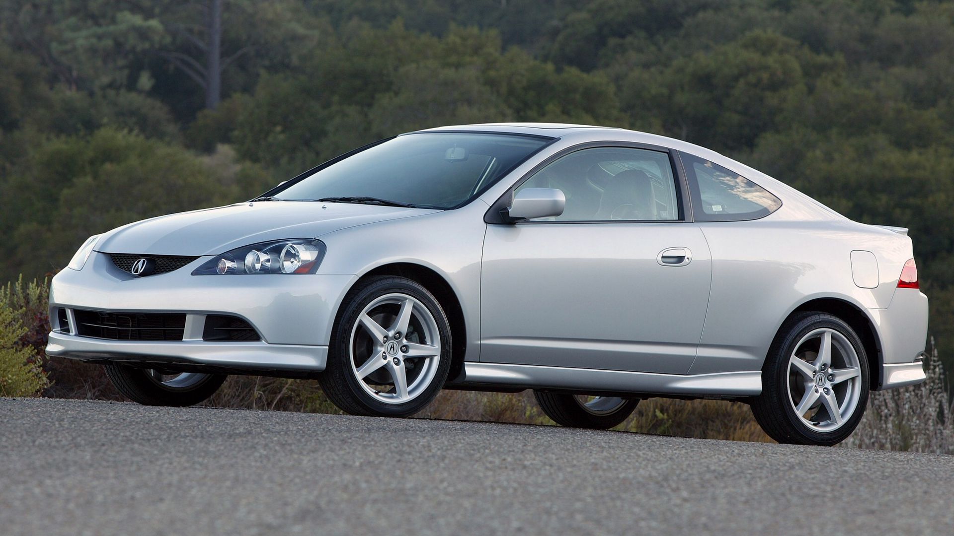 Download wallpaper 1920x1080 acura, rsx, silver metallic, side view ...