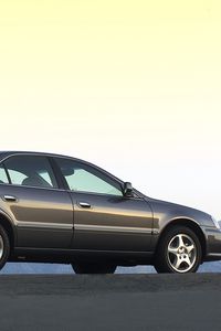 Preview wallpaper acura, tl, 2002, gray, side view, style, cars, asphalt