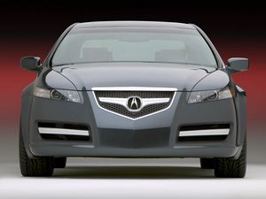 Preview wallpaper acura, tl, 2003, gray, front view, style, concept car, auto