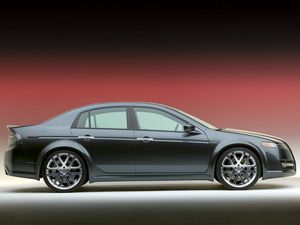 Preview wallpaper acura, tl, 2003, gray, side view, style, concept car, auto