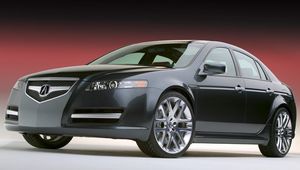 Preview wallpaper acura, tl, 2003, black, front view, concept car, style, auto